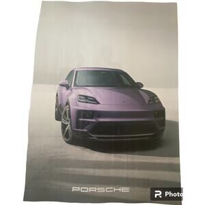 Porsche Macan and Mango Print Ad Campaign Spring 2024 8x10 Original Magazine
